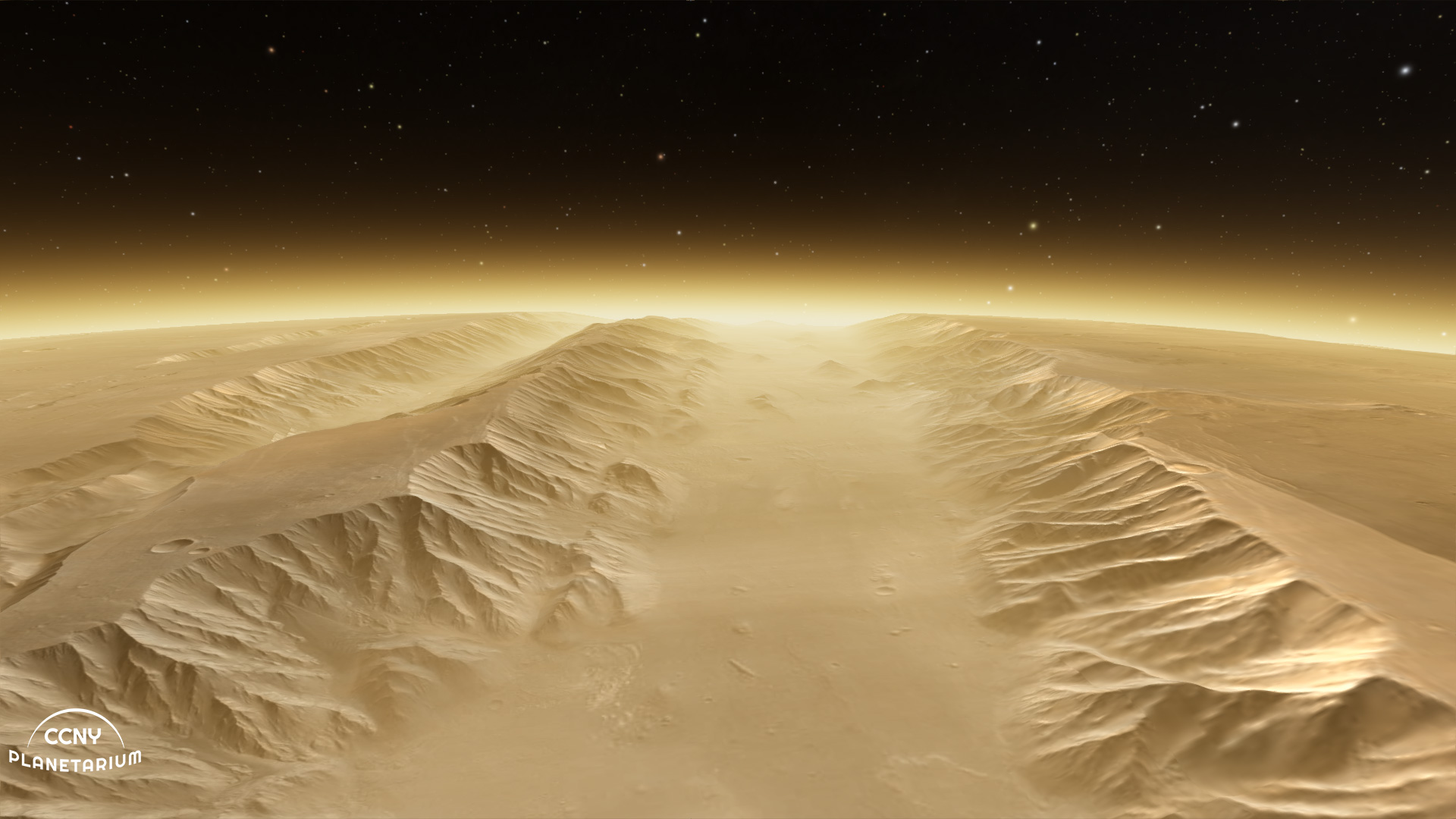 Mars - Valles Marineris | CCNY Planetarium