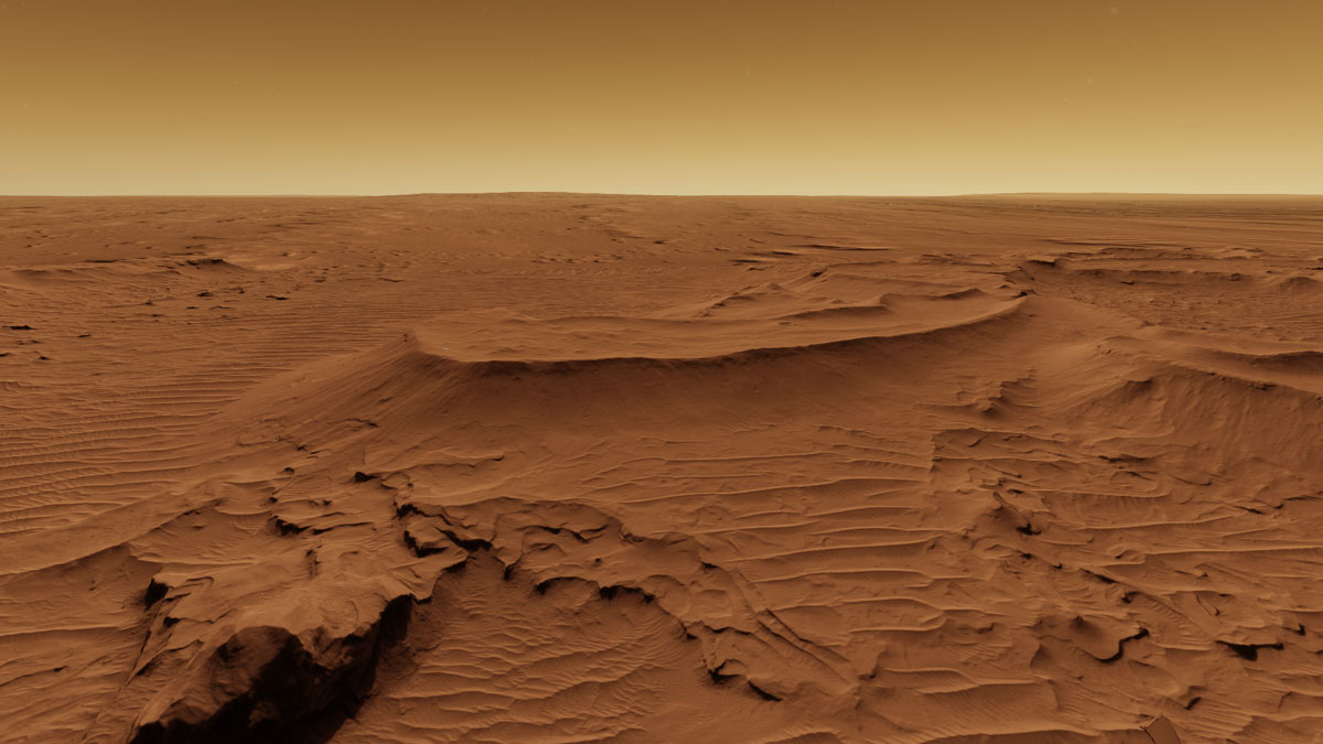 view high res mars surface