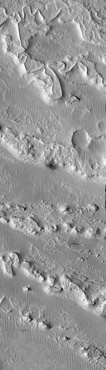 Martian Meanders and Scroll Bars Aeolis